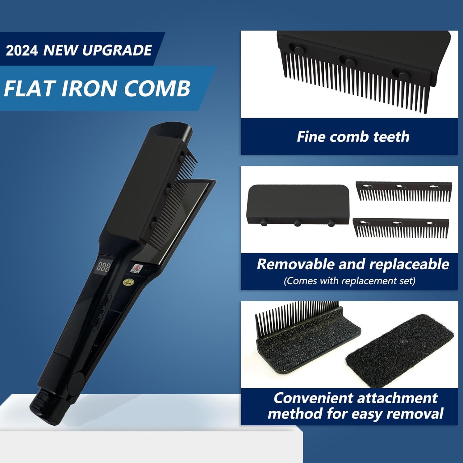 Flat Iron Comb Attachment