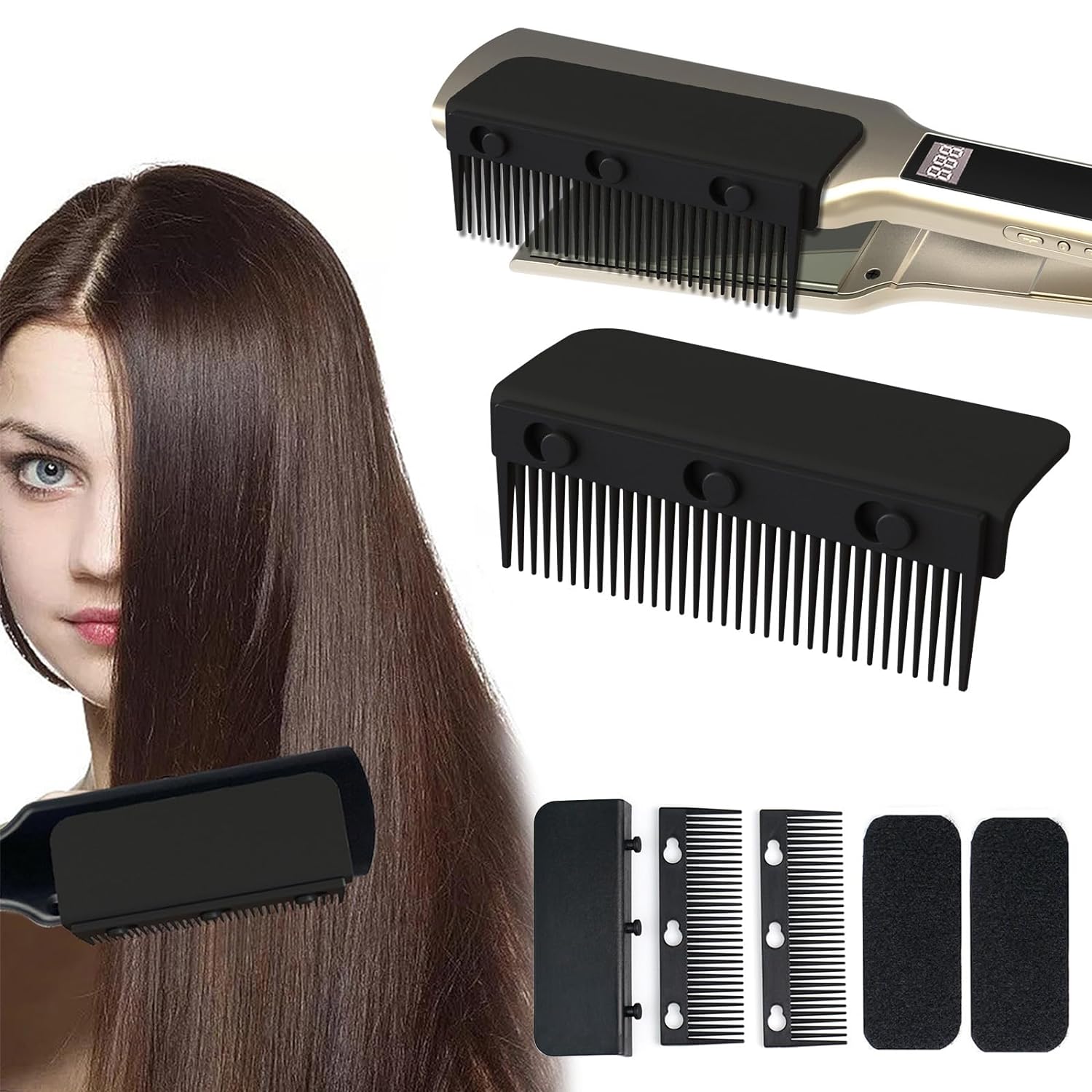 Flat Iron Comb Attachment